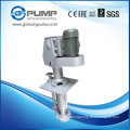 Submersible vertical slurry pumping machine for river mud and sand dredging